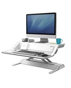 Stanowisko do pracy Sit-Stand Lotus™ DX (białe) Fellowes