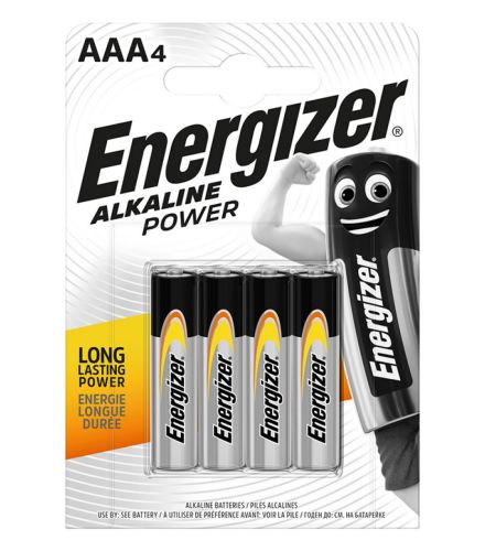 Bateria alkaliczne, ENERGIZER Base Power Seal, AAA, LR03, 1, 5V, 4szt.