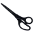 Nożyczki tytanowe nieklejące LEITZ 205mm czarne 54206095