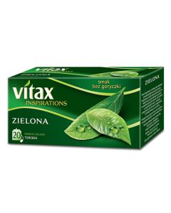 Herbata VITAX INSPIRATIONS zielona (20 saszetek) 30g zawieszka