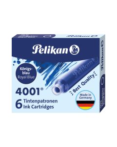 Naboje Pelikan krótkie TP/6 szt., niebieski