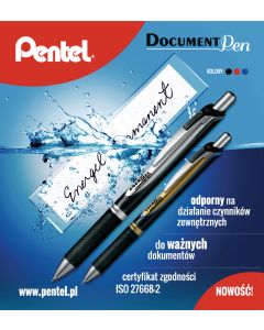 Wkład do długopisu Pentel EnerGel 0,5mm niebieski LRP5-C, DocumentPen