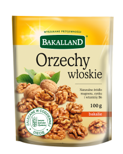 Orzechy włoskie 100g BAKALLAND