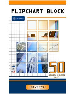 Blok do flipchartów tablic 100x64 cm, 50 kartek kratka Interdruk