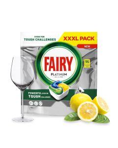 FAIRY Kapsułki do zmywarki PLATINUM ALL IN1 96 sztuk LEMON 36751