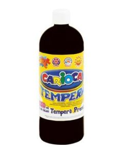 Farby tempery, wodorozcieńczalne Carioca 1000 ml czarna