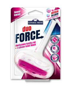 Kostka do WC DUO FORCE zawieszka 40g kwiat GENERAL FRESH