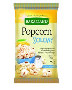 Bakalie, popcorn solony 90g Bakalland