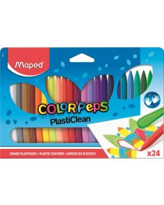 Kredki Maped COLORPEPS, ołówkowe kredki plastikowe 24 kolory