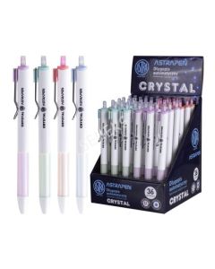 Długopis automatyczny Astra Pen Crystal white 201120004