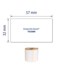 Etykiety samoprzylepne, etykiety termiczne, adresowe, Avery Zweckform, Dymo, 400 etyk. 57x32 mm