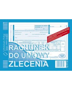 511-3R Rachunek do umowy zlecenia A5 (o+1k) MICHALCZYK&PROKOP