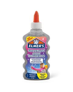 Elmers klej brokatowy, srebrny, zmywalny i przyjazny dzieciom, 177ml, 2077255