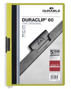 Skoroszyt zaciskowy DURACLIP® 60 A4 220905 DURABLE