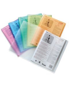 Album ofertowy Pentel CLEAR A4, teczka z koszulkami 20 kieszeni, transparent