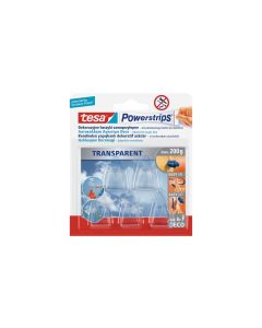 Haczyki samoprzylepne do ozdób tesa® POWERSTRIPS 5 szt. Przezroczyste