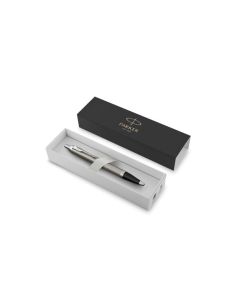 Długopis (niebieski) PARKER IM ESSENTIAL STAINLESS STEEL CT 2143631, giftbox