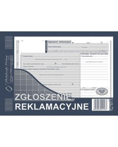 Zgłoszenie reklamacyjne A5, 40 str., 601-3, druki akcydensowe