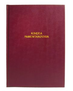 Księga inwentarzowa A4, 80 str., 715-B, druki akcydensowe