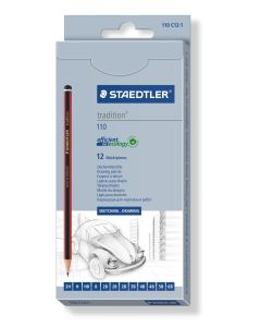 Ołówek kreślarski, Staedtler tradition, zestaw 12 sztuk