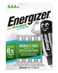 Bateria akumulatorek ENERGIZER HR3 AAA (4szt) 800mAh