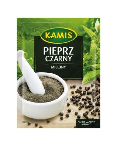 Pieprz czarny mielony KAMIS 16g