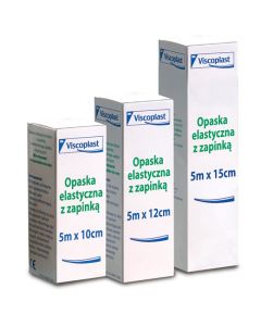 Opaska elastyczna z zapinką VISCOPLAST, 10cm, 5m