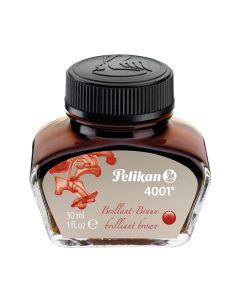 Atrament Pelikan 4001, Poj. 30ml, brązowy