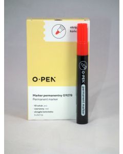 Marker permanentny okrągły  G927B czerwony AMA0927939 OPEN