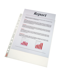 Koszulki na dokumenty, obwoluty krystaliczne Esselte, A4 75 mic. op (100 szt) pudełko