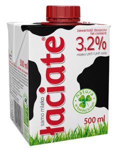 Mleko ŁACIATE UHT 3.2% 0.5L