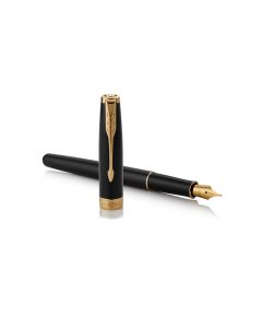 Pióro wieczne Parker Sonnet Black Lacquer GT (F) giftbox, Parker 1931494