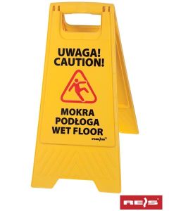 Stojak ze znakiem Wet FLOOR / MOKRA PODŁOGA REIS