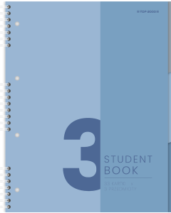 KOŁOZESZYT TOP STUDENTBOOK 2SPI B5 100K 70G KRATKA 3P 400179525