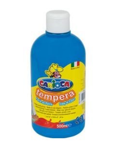 Farby tempery, wodorozcieńczalne Carioca 500 ml jasnoniebieska