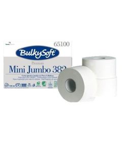 Papier toaletowy BulkySoft, papier toaletowy jumbo, 2 warstwy 145m. 6 rolek