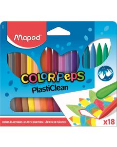 Kredki Maped COLORPEPS, ołówkowe kredki plastikowe 18 kolorów