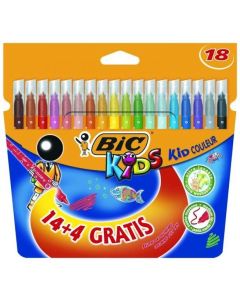 Flamastry Bic Kids Couleur 18 kolorów