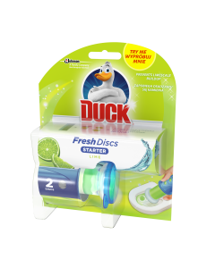 Kostka do WC DUCK FRESH DISCS LIME - żelowe krążki *39130