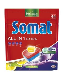 SOMAT Tabletki do zmywarki 44 szt. All in one Extra  Lemon 09251