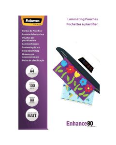 Folie do laminacji A3 80µm (matowe) – op. 100 szt. Fellowes