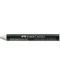 Kredka do znakowania szkła, skóry, metalu Faber Castell 2253, biała