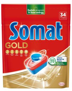 SOMAT Tabletki do zmywarki 34 szt. GOLD 577105