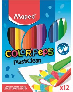 Kredki Maped COLORPEPS, ołówkowe kredki plastikowe, 12 kolorów