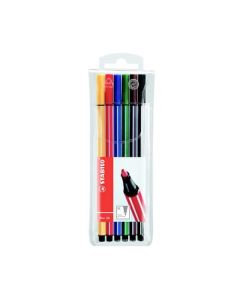 Flamaster STABILO Pen 68 brush etui 6 szt.