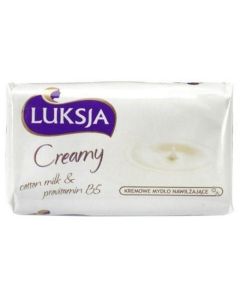 Mydło LUKSJA, mydło w kostce, Bawełna i prowitamina, 100g