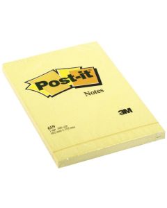 Bloczek samoprzylepny POST-IT_ (659), 152x102mm, 1x100 kart., żółty