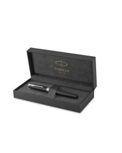 Pióro kulkowe Parker Sonnet Matte Black CT, wkład czarny, giftbox, Parker 1931523