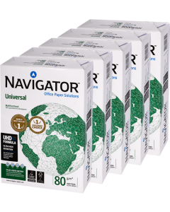 Papier xero A4 NAVIGATOR UNIVERSAL klasa A+ premium karton 5ryz