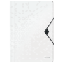 Teczka z gumką PP Leitz WOW, 15 mm, biała 45990001